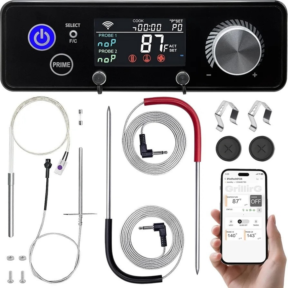 Smart WiFi PID Grill Controller‎ Kit Pit Boss Smoker AC03P9 Navigator Pro Series